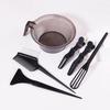 6pcs salon hair dyeing set, hair brush, dyeing bowl, styling hair clip, mixing rod, for household and salon hair styling