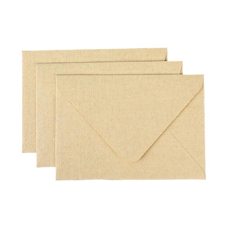 Pack Of 20 A 5 Size Texture Envelope Set In Earth Tone Classical Styles Perfect For Wedding Invitations & Greeting Card