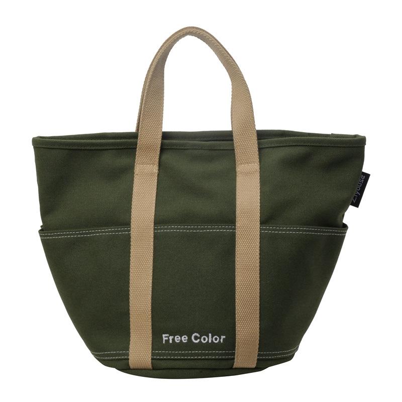 

Холщовая сумка-ведро, Новая портативная сумка для мамы большой вместимости, Сумка-тоут для поездок и отдыха. 34*19*25 зелёный