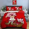 Cartoon E-Emily Erdbeer Friends Bedding Set Pillowcases Strawberry Sweetheart Duvet Cover Boys Girls Children Luxury Gifts