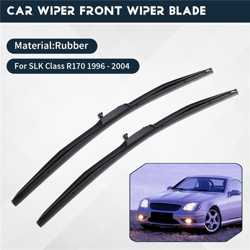 A34R Front Wiper Blade 22"+ 22" For SLK Class R170 1996-2004 Hook Windshield Windscreen Car Wiper Blades Window