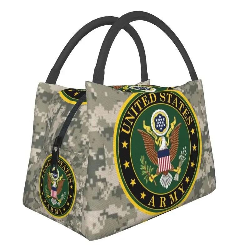 Camo Thermal Insulated Lunch Bag Women Arm Military Camouflage Portable Lunch Container Multifunction Meal Food Box