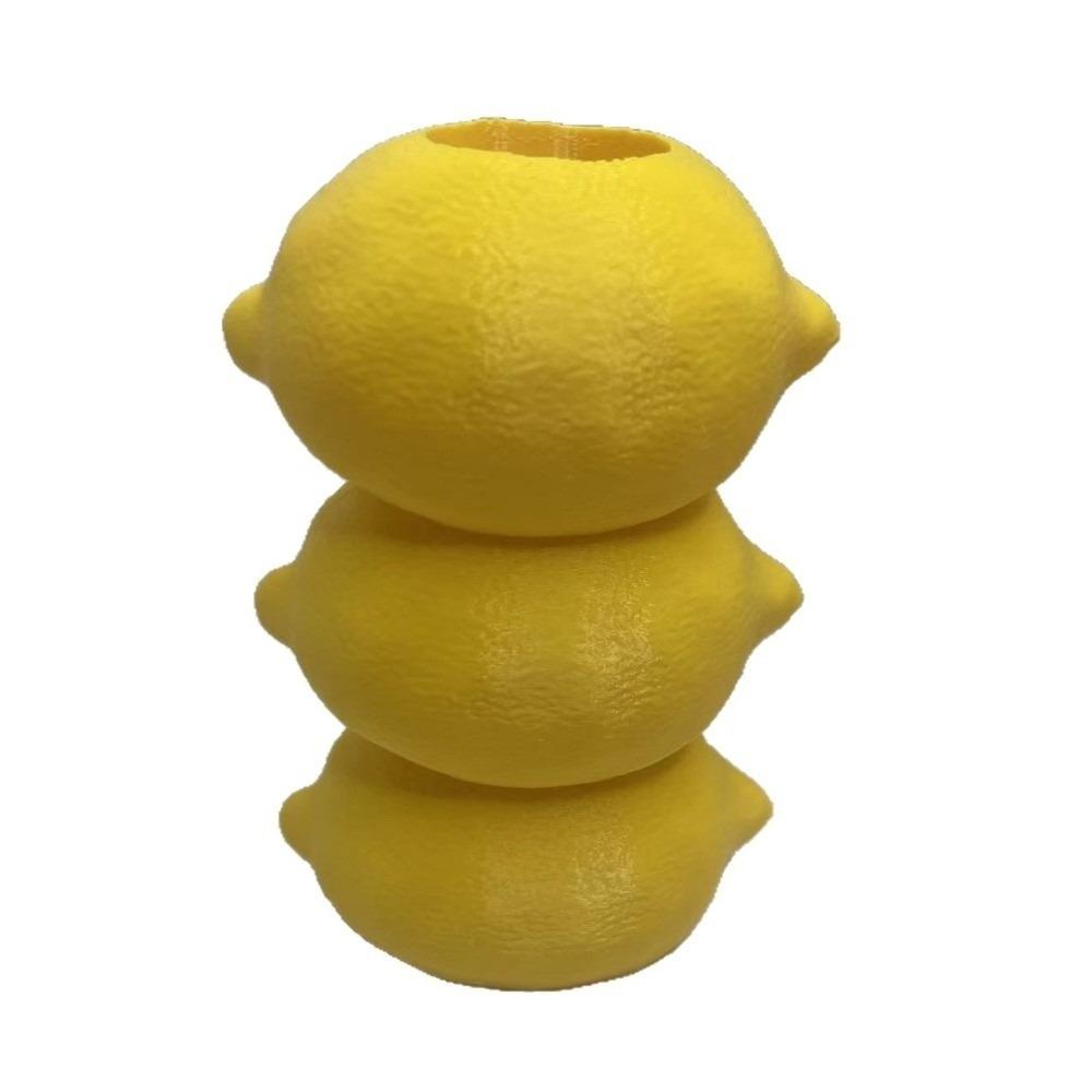 3D Printing Imitation Fruit Vase Nordic Style Flower Arrangement Container  Bedroom жёлтый