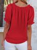Camicia Bardot con Volant - Nuovi Arrivi Primavera/Estate 2026 per Donna - Stile Europeo & Americano