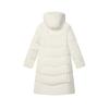 FILA Warm Versatile Long Hooded Down Jacket Women outerwear Mist-Lotus-White F11W443905FIV