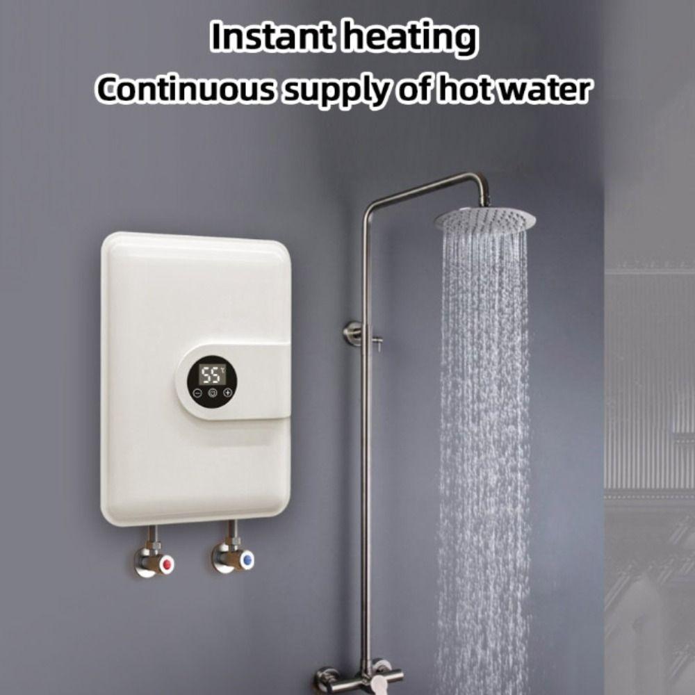 Power Saving Tankless Water Heater Thermostatic Bath Geyser Water Heater  Home Application