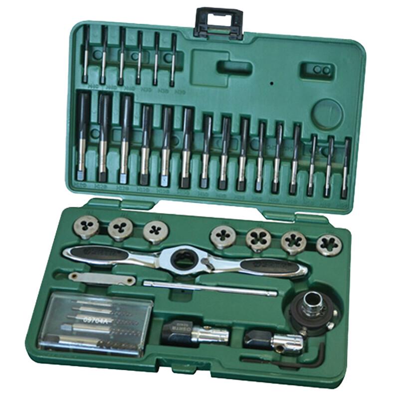 SATA 40-Piece High-Speed Steel Tap and Die Set