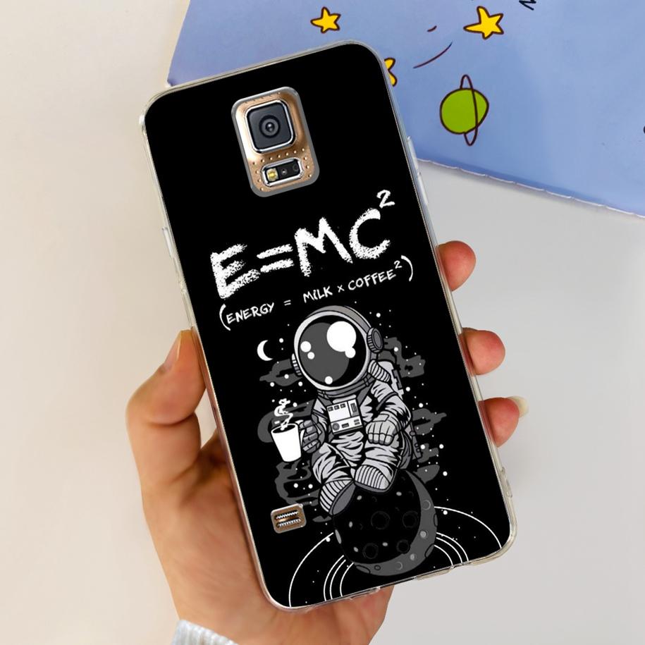 For Samsung Galaxy S5 Case G900F G900I i9600 S 5 Back Cover Cool Painted Soft Silicone Clear Phone Case For Samsung S5 Neo Coque