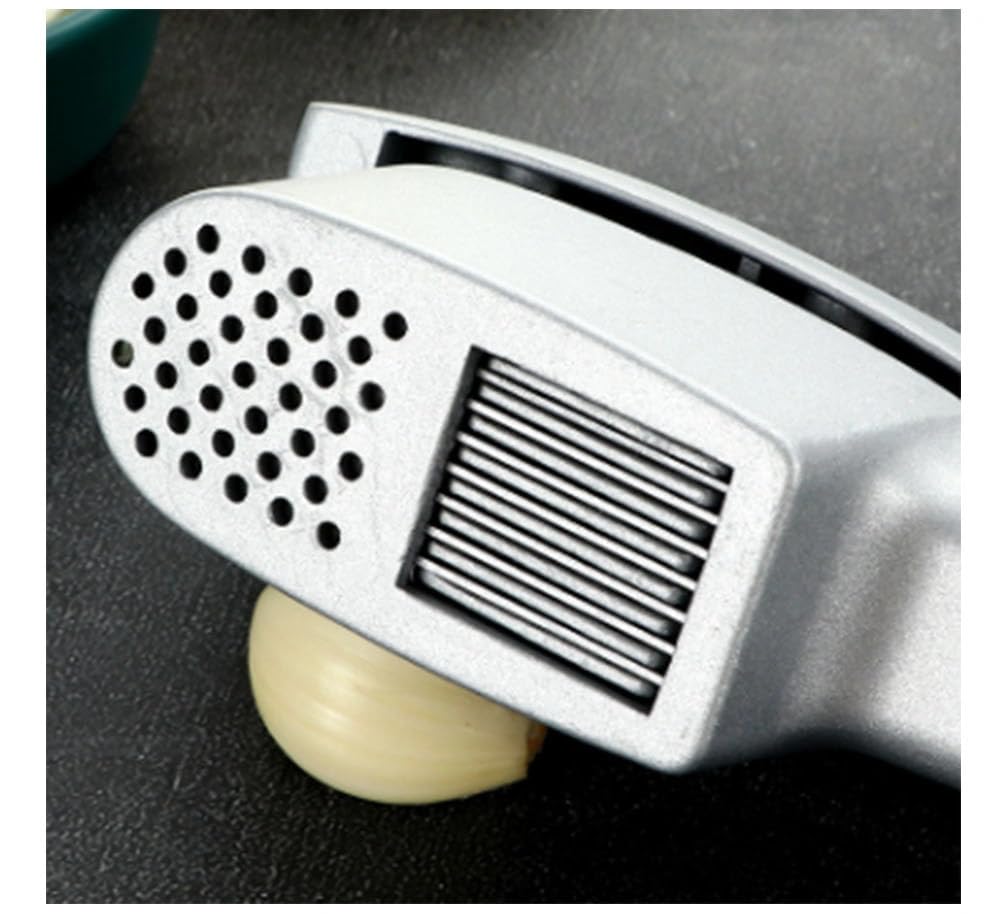 Zmart Garlic Press, Aluminum Garlic Crusher, Slicer, Kitchen Utensil, Ginger
