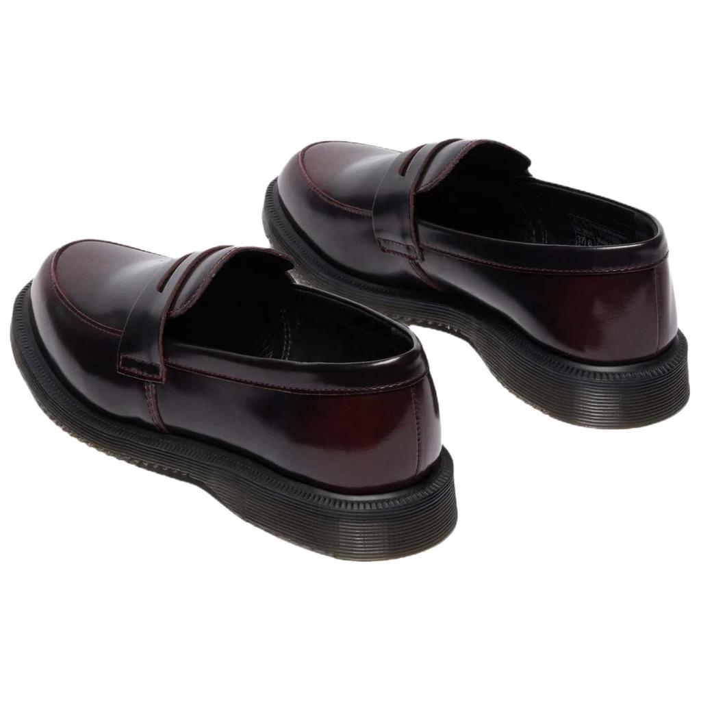 Dr. Martens Temara Leather Vintage Slip-On Loafers Women Loafers Cherry-Red 41360600