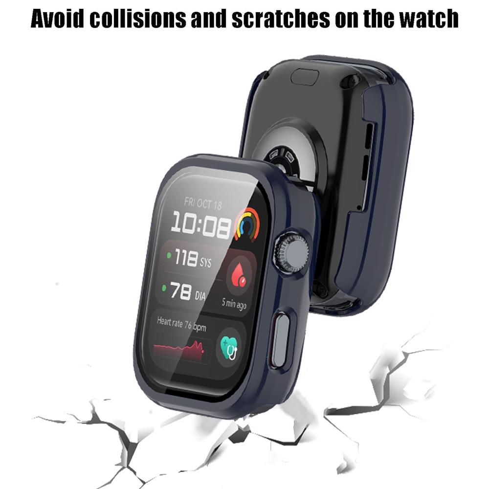 Funda de cristal templado y policarbonato para Huawei Watch D2. Protector de pantalla antiarañazos. Funda protectora para accesorios de Huawei Watch D2.