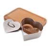 Four-leaf Clover 9cm Heart Shape 304 Stainless Steel Mousse Ring Circle Cake Mold Tiramisu Cheese Molds DIY Baking Tools