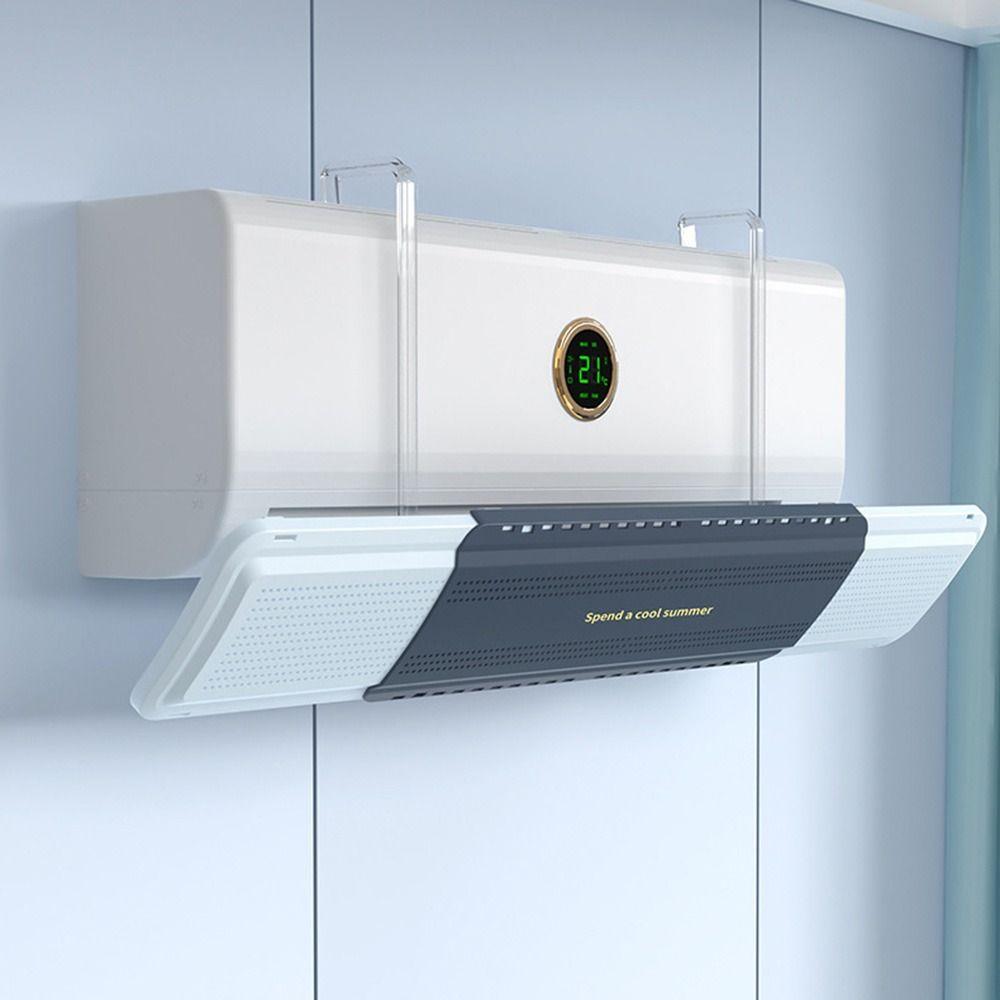 

Expandable Air Conditioner Outlet Baffle Adjustable Scalable Air Guide Plate Elderly зелений