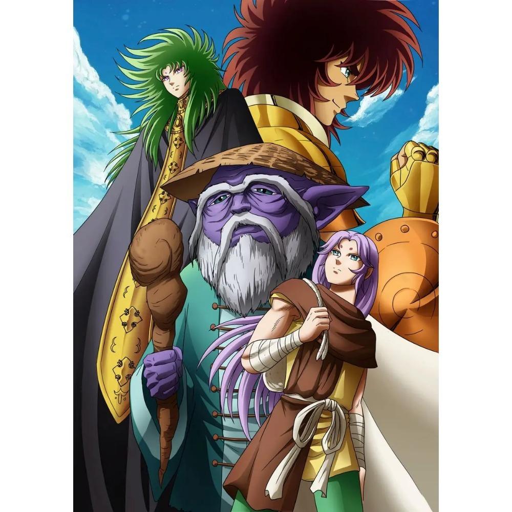 Japanese Anime Zodiac Saints Pop Classic Saint Seiya Rozan Dragon Art Poster Canvas Painting Wall Prints Picture Room Home Decor