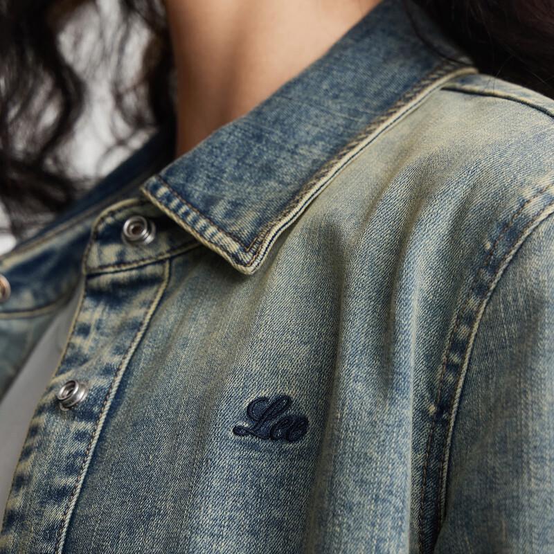 Lee Women's Slim Fit Long-Sleeve Denim Shirt