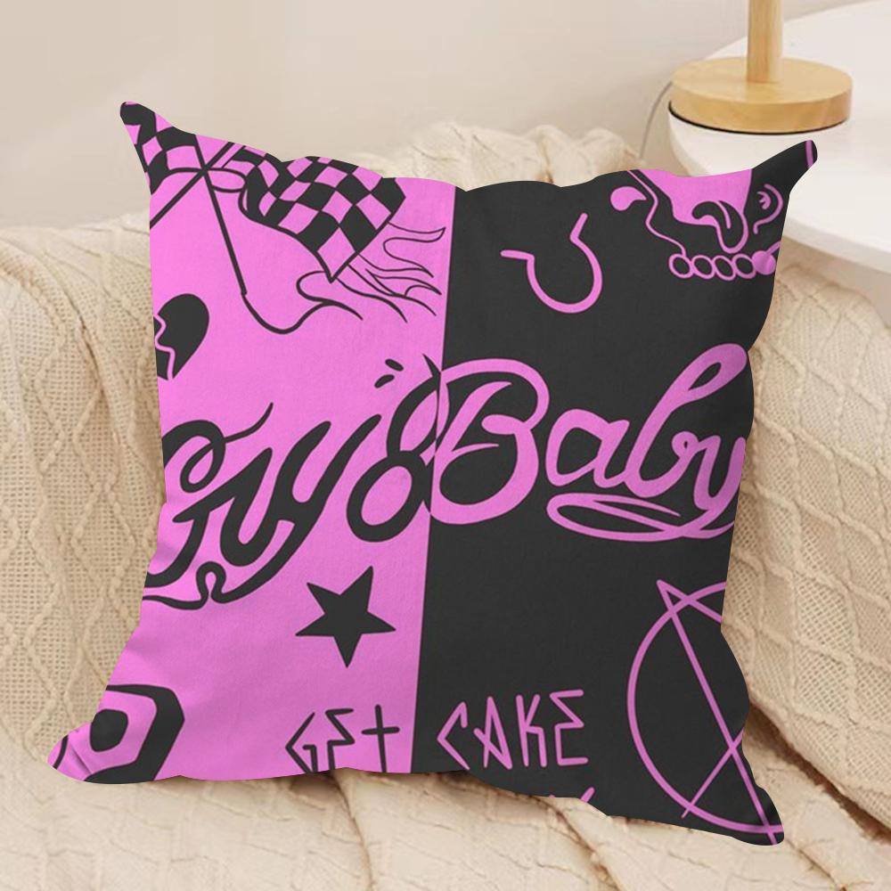 

LLil Peep HHell Boy Cushion Cover Soft Plush Fabric DoubleSided Printed Sofa Cushion Cover for All Seasons Home Decor Gift 30x30cm 12x12in