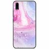 Case Tempered Glass Hard Clear Phone Case For Vivo Y91C Protector Shockproof Marble Fundas Coque