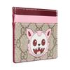 GUCCI Fabric Card Holder Women's Beige 855373-FAFII-9768