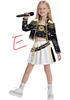 K-Pop Dämonenjäger Gruppe Halloween Cosplay Kostüm für Qin Yu Rollenspiel