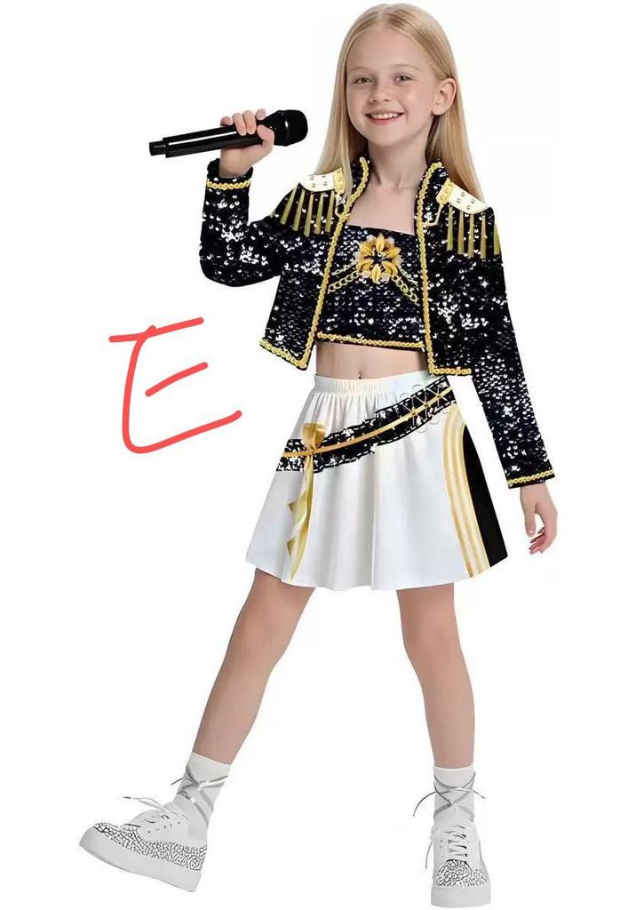 K-Pop Dämonenjäger Gruppe Halloween Cosplay Kostüm für Qin Yu Rollenspiel
