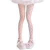 Rainbow Fishing Net Pantyhose Fishing Net Socks Large Dot Drill Women Hollow Bottom Socks With Drill Color Mesh Socks