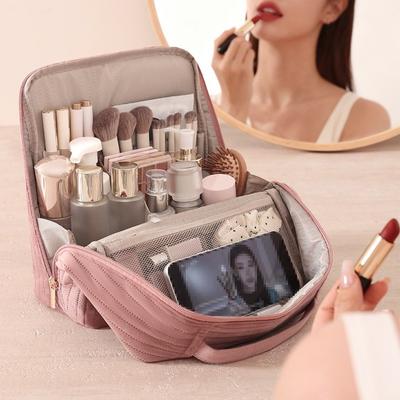Convenient Portable Makeup Bag Large Capacity Multi-Compartment Wash Bag Multifunctional Storage Bag Travel