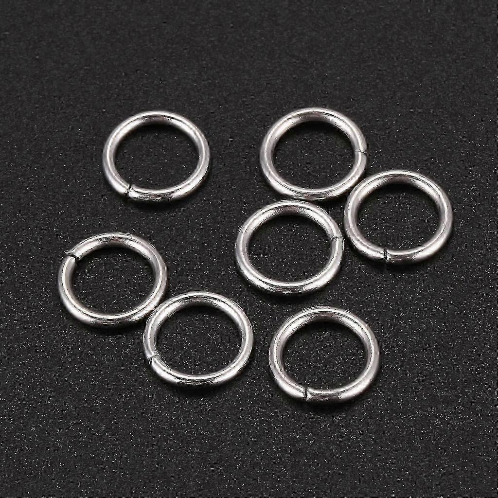 New 25-26 500 Stainless Steel Open Jump Rings 7mm Dia. Findings Edition