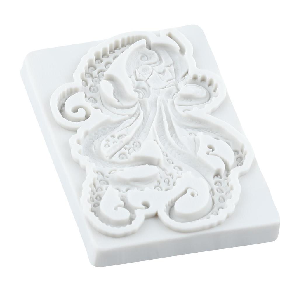 Oktopus Silikonformen Oktopus Fondantform Kuchen Dekorationswerkzeuge Cupcake Topper Süßigkeiten Schokolade Gumpaste Form
