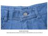 Jeans Élastiques Taille Haute pour Femmes - Pantalons Décontractés Amples, Épais, Jambe Droite pour Mères d'Âge Moyen et Personnes Âgées