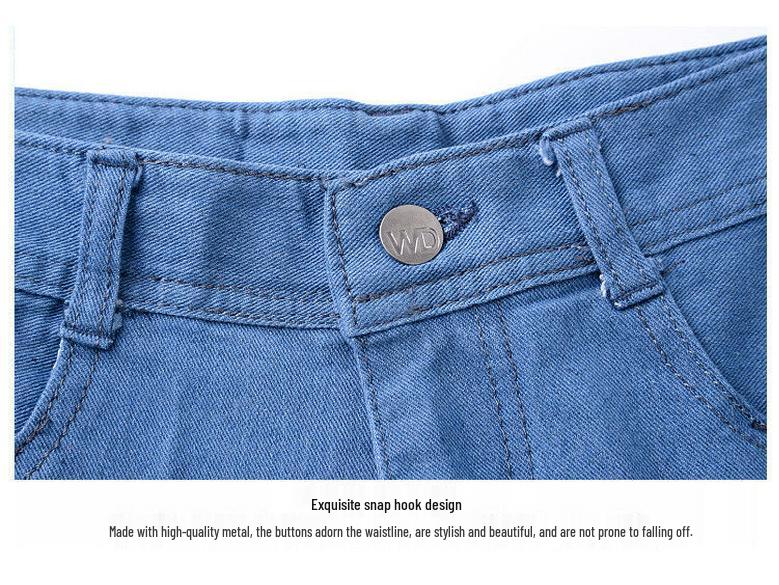 Jeans Élastiques Taille Haute pour Femmes - Pantalons Décontractés Amples, Épais, Jambe Droite pour Mères d'Âge Moyen et Personnes Âgées