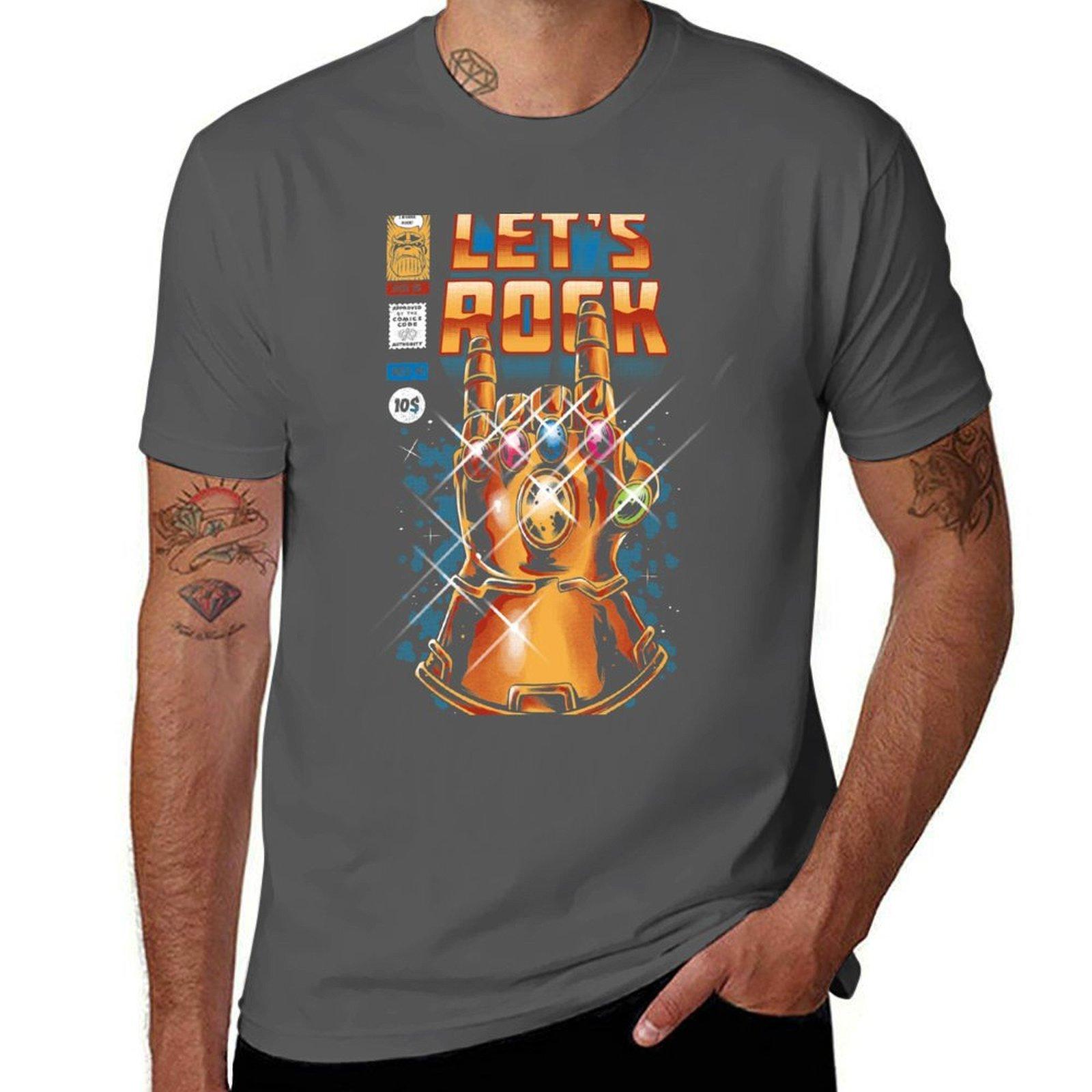 

Let s Rock T-Shirt t shirt for man 100 percent cotton t shirts for man pack cotton printed t shirts for man T-Shirt 4XL
