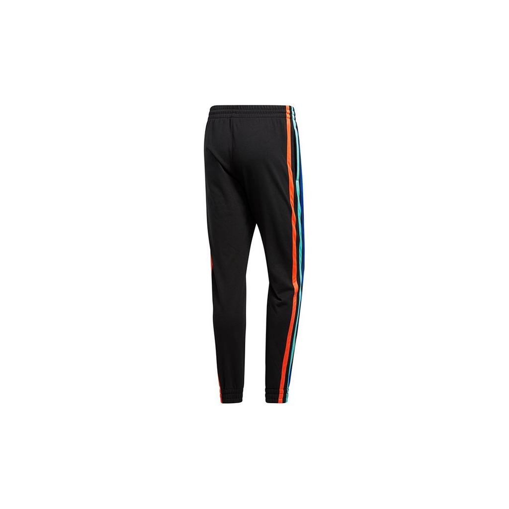 Adidas Harden Fleece Basketball Joggers with Eye-Catching 3-Stripes Men Bottoms Black GP8111