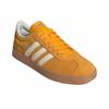 Adidas VL COURT 2.0 Abrasion Resistant Low Top Kids Lifestyle Shoes Yellow Sneakers JI0495