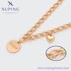 A00733995 XUPING Jewelry 18K Gold Color Fashion Pendant Trendy Minimalist Women Heart Necklace Jewelry