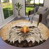 Stickerbird Round Area Rug,Carpet Rug for Living Room Bedroom Sofa Playroom Decor,Non slip Floor Mat