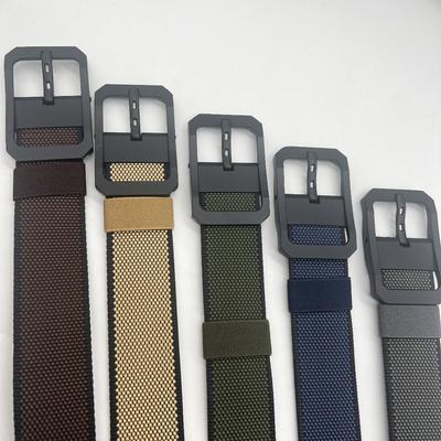 Needle Canvas Korean Denim Student Belt Quality Men'S High Quality Jeans Double Side Belt Buckle Casual