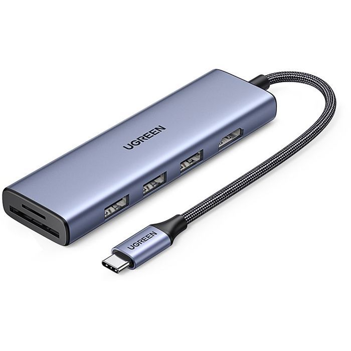 Adaptateur USB-C multifonction - UGREEN - Gris