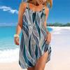 Women's Beach Dress Mini Dress Print Casual Modern Dress Sleeveless Loose Fit Outdoor Daily Summer