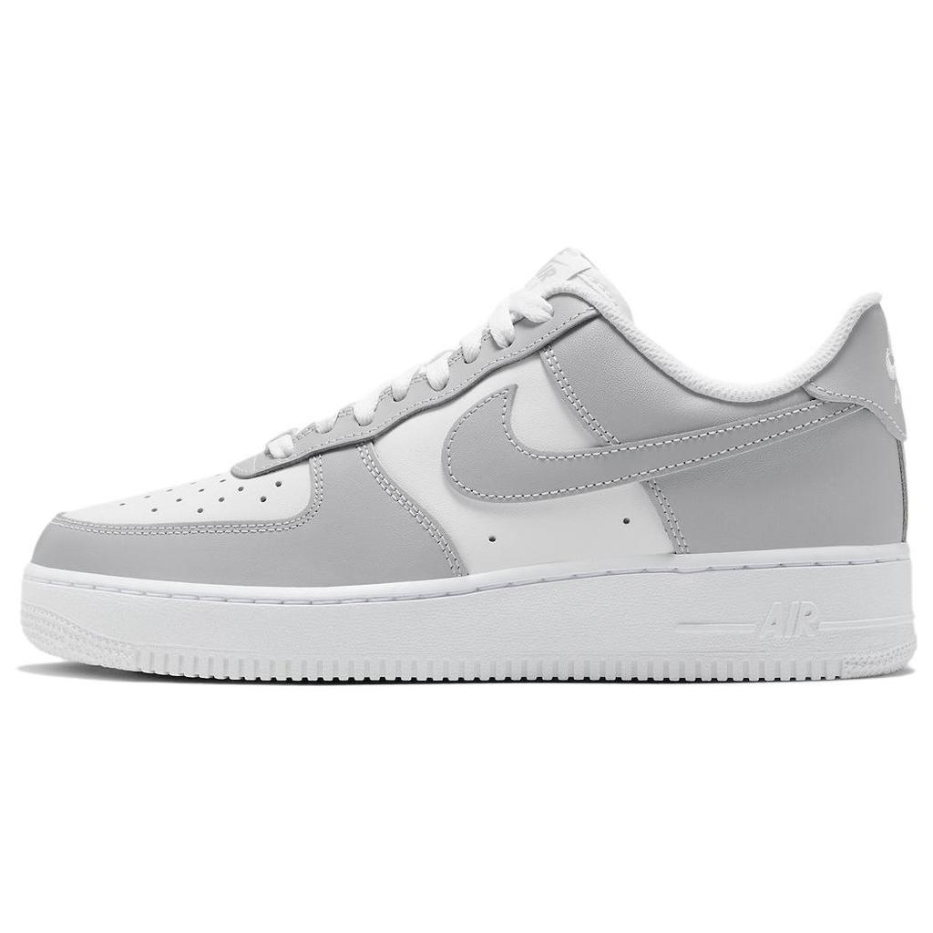 New Nike Air Force 1 07 'Light Smoke Grey White' FD9763-101