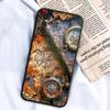 Vintage Compass Illustration Phone Case For Motorola G85 Edge 50 G24 G35 G14 G04 40 G72 G34 G G54 G13 G32 5G Black
