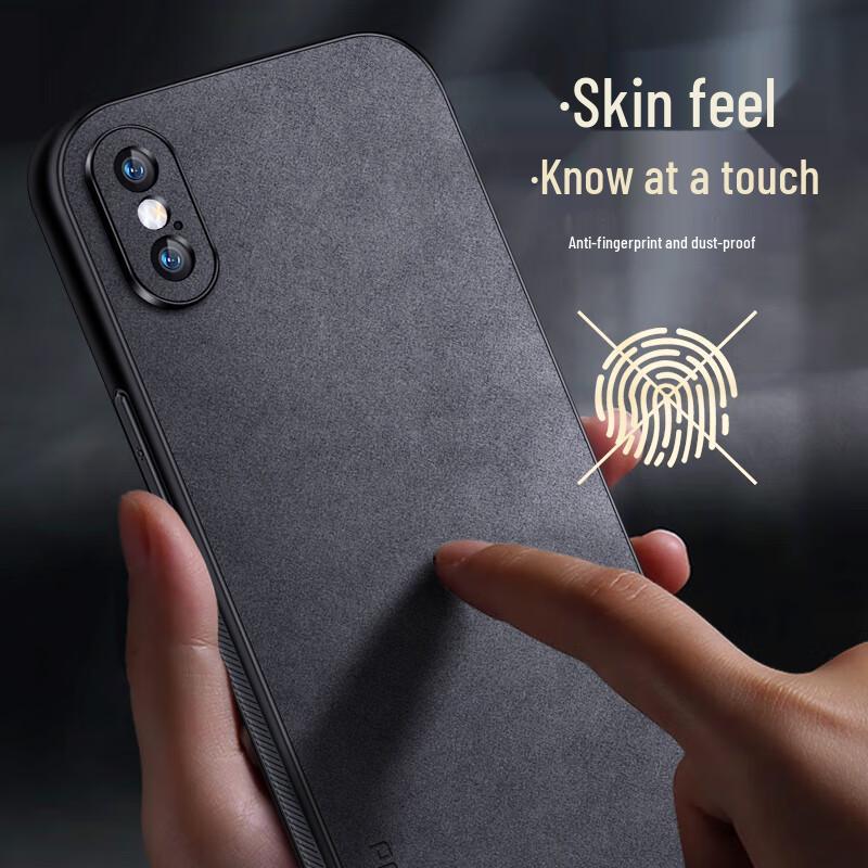 Luxury Nubuck-Style Full Coverage iPhone Case