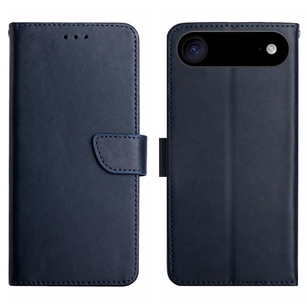 For iPhone 17 Air Case Genuine Cow Leather Phone Cover Nappa Texture