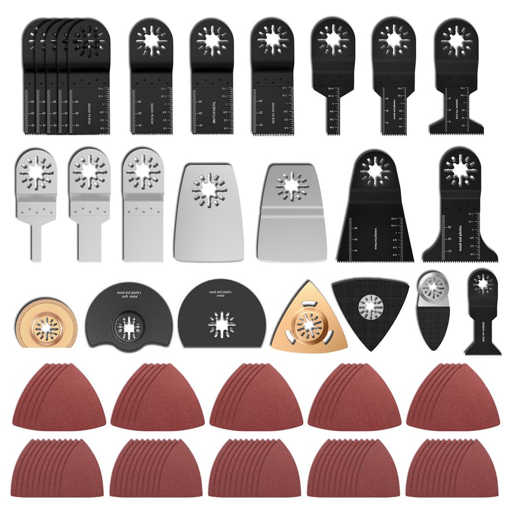 20-100Pcs Multi-Function Oscillating Blade Renovator Saw Blades Multi Power Tools Accessories Precision Universal Cutter Blade