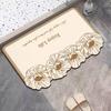 Diatom mud floor mat bathroom toilet toilet entry door water absorption quick drying non-slip foot pad entry door carpet