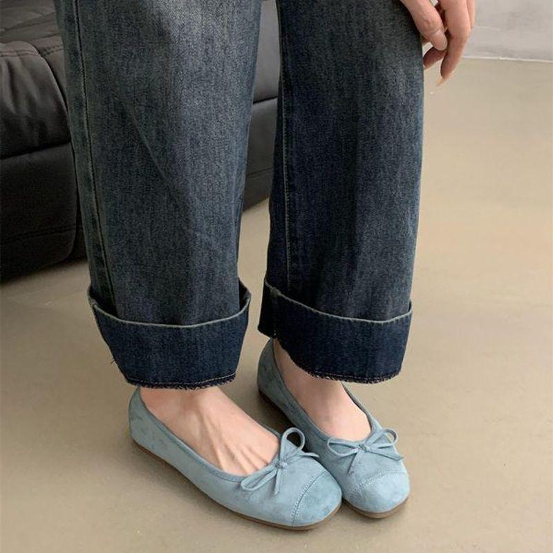 French retro soft-soled single shoes silver women's shoes autumn absolute child ladyshoes evening bow red flats