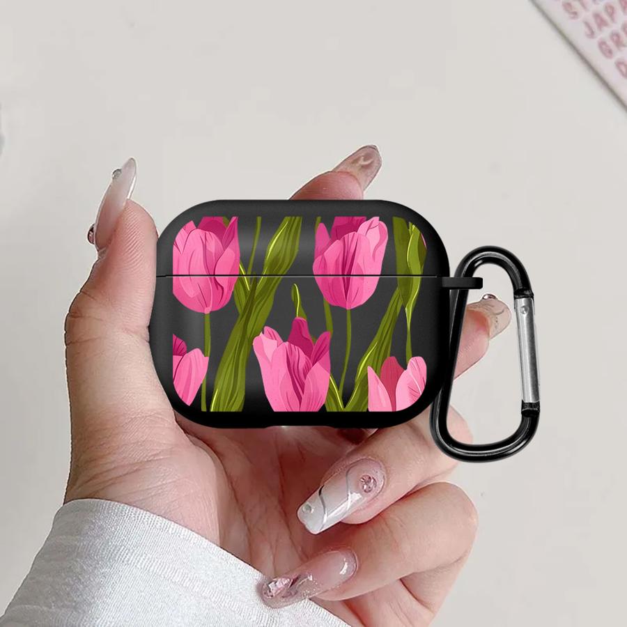 Case For Airpods 3 Pro2 1 4 Pro3 Pro 2 Earphone Cases Cover Simple Flower