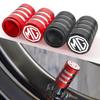 4pcs Car Wheel Tire Valve Stem Caps Airtight Cover For MG Morris Garages MG 6 3 5 7 TF ZR ZS HS GS GT Hector Car Accessories tcl6