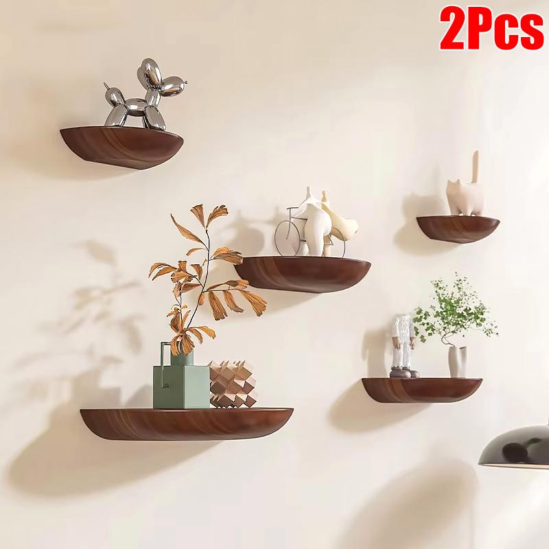 2pcs/set Hanging Rack For Flower Pots Plants Wall Decoration Home Decorative Storage Rack Ornaments 2 Colors