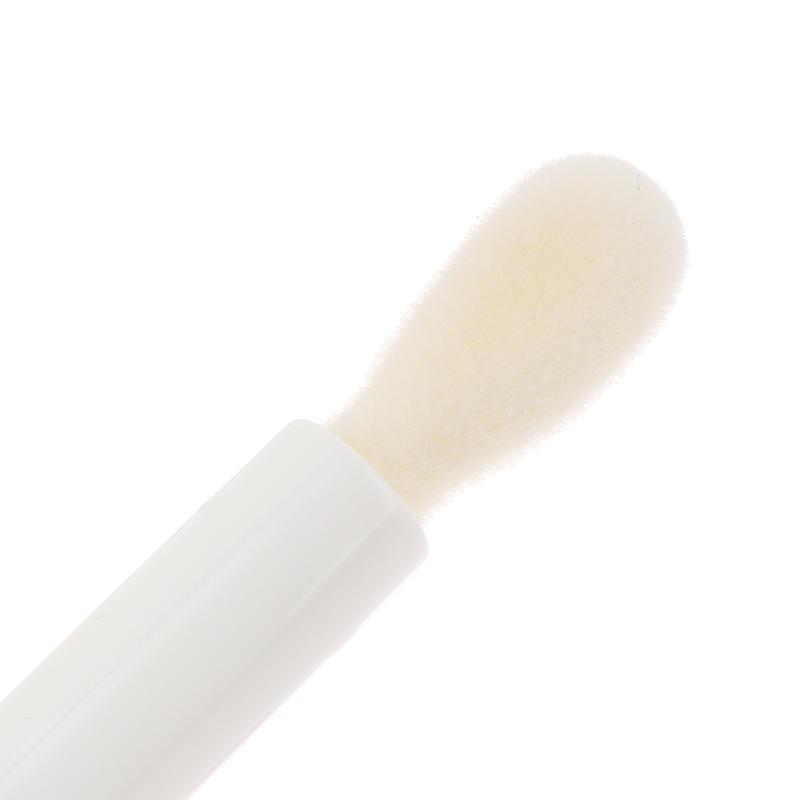 Tubo de Gloss para Lábios Galvanizado de 5ml Rosa Translúcido/Dourado/Prateado Haste Grossa Cabeça de Pincel Grande Frasco Vazio Recipiente para Gloss de Lábios
