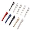 10 Pcs Tie Clip Stylish Elegant Copper Necktie Pin Set for Business Wedding Banquet